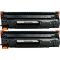 2 Pack HP 83X High-Yield Black Compatible Toner Cartridge (CF283X)