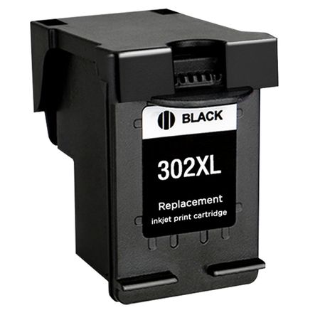 HP 302XL Black High Yield Remanufactured Ink Cartridge (F6U68AE)